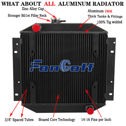 Rows alu radiator - 3,