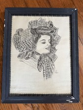 Vintage Pen-Ink Prairie Bonnet