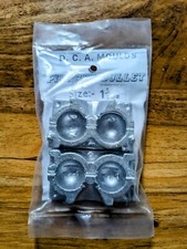 Sea Carp Fishing Lead Mould Mold DCA Pierced Bullet Weight Making Leads 1.5oz