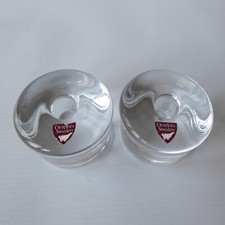 Orrefors pair vintage art