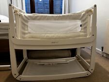 Snuzpod 3 Bedside Crib White With Mattress  PRELOVED CONDITION