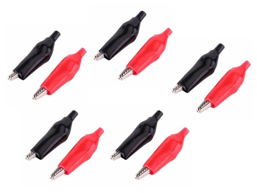 Small crocodile clips pack - small,