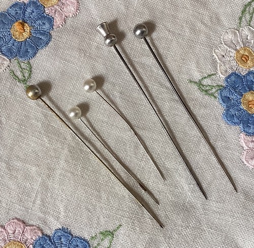 Lot vintage hatpins - 5,