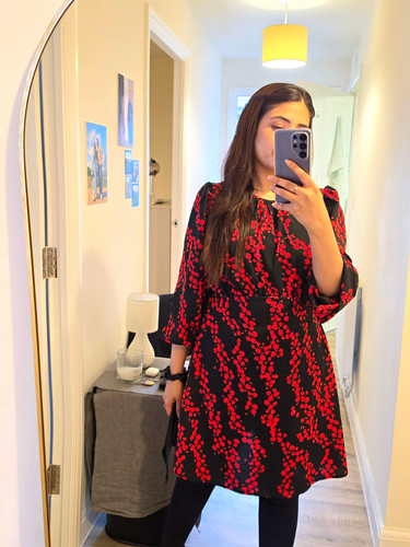Floral mini dress - floral,