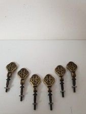 Set of 6 Antique Brass