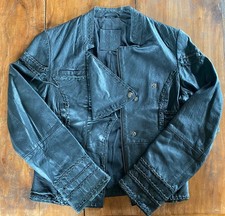 Kate Moss For Top Shop Leather Jacket Size 36 UK Size 8