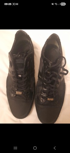 Mens titanium black trainers - mens,