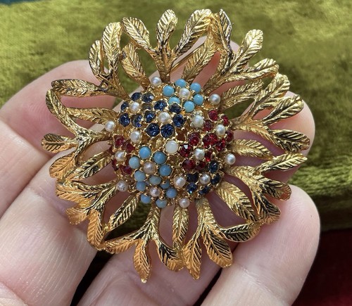 Vintage original 1950s flower - original,