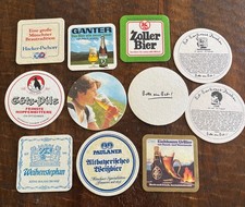 Vintage German bier beer mats