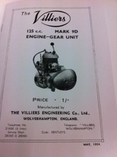 VILLIERS 9D/ 8D Parts Book /