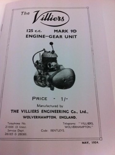 Villiers parts book - parts,