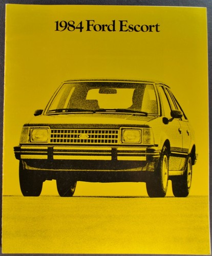 1984 ford escort brochure - 1984,