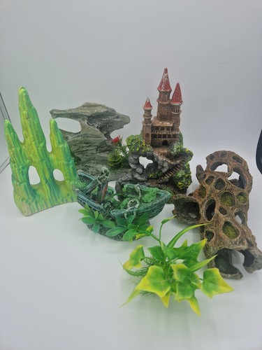 Aquarium decoration joblot - aquarium,