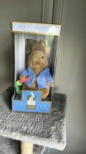 Peter Rabbit 100 years Collectors Plush Toy In Box Beatrix Potter - 2001 vintage