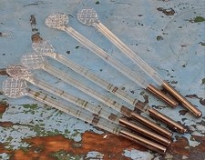 Vintage cocktail glass swizzle - vintage,