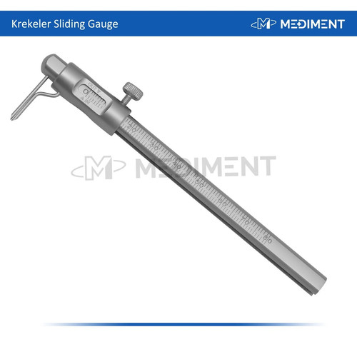 Krekeler sliding caliper round - sliding,
