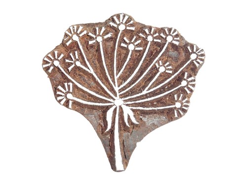 Seedhead floral wooden - floral, stamp