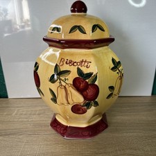 Biscotti country cookie jar - cookie,