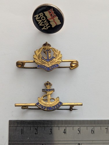 Royal navy pin badges - navy,