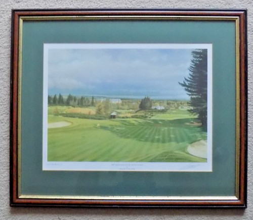 Signed framed graeme baxter - framed,