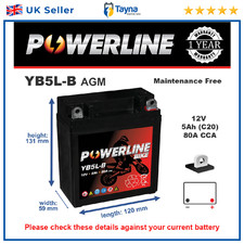 Yb5l agm powerline - yb5l-b,