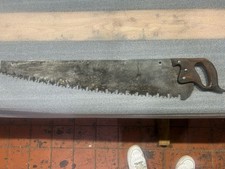 Large Vintage Two Man Crosscut Timber/Logging Saw 2 1/2ft