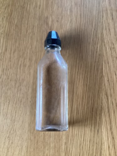 Vintage brylcreem glass bottle - vintage,