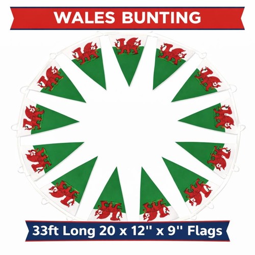 Metre flags wales - 20,