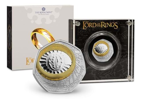 Lord the rings silver proof - lord,