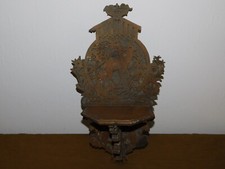 Wooden Altar Fretwork Shelf