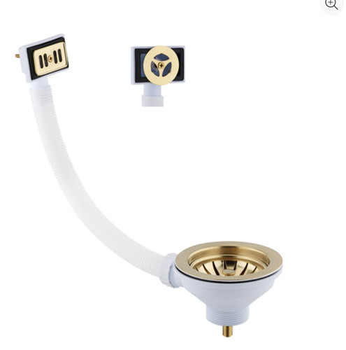 Brushed brass kitchen - brass,