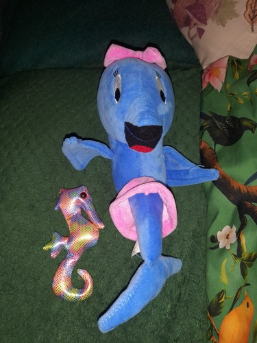 Blue lopesan plush fish - lopesan, and