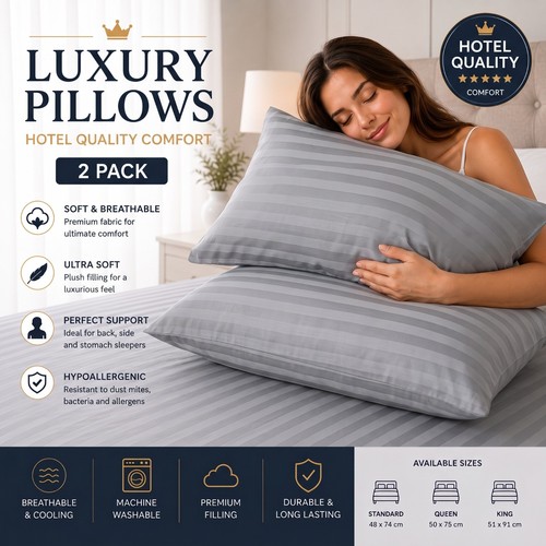 Luxury hotel quality pillows - hotel,