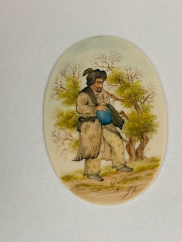 Persian miniature painting - miniature,