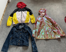 Ladies Casual Jacket (Top Shop) + Rain Mac (New Look) + Denim (Bay) Size UK 10