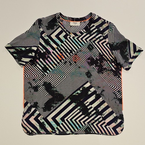 Pyrus silk geometric print - silk,