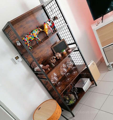 Vintage industrial bookcase - vintage,