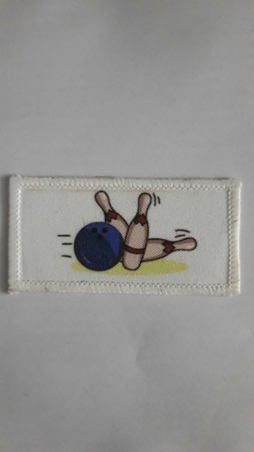 Ten pin bowling patch patches - ten,