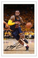 LEBRON JAMES CLEVELAND CAVALIERS AUTOGRAPH SIGNED PHOTO PRINT NBA BASKETBALL