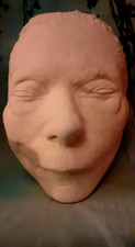 GENUINE DEATH MASK of a POLISH MALE. MID 20th CENTURY