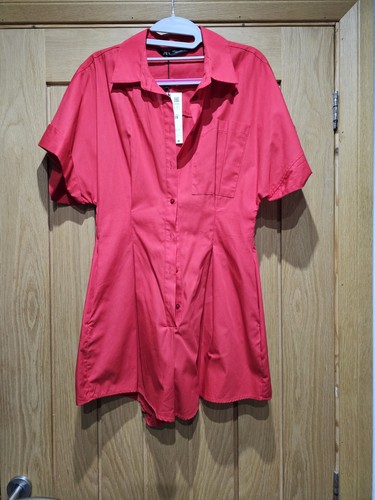 Zara red playsuit size - red, small