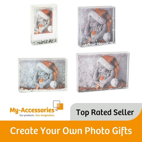 Acrylic glitter photo - acrylic,