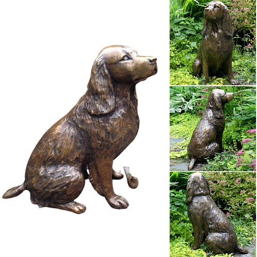 Springer spaniel statue animal - springer,