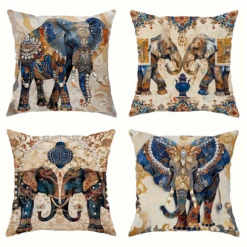 4pcs ornate elephant short - 4pcs,