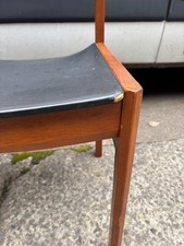 Set Of 4 Teak Mid-Century White And Newton Dining Chairs Delivery Available ?