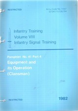 INFANTRY TRAINING VOL V111