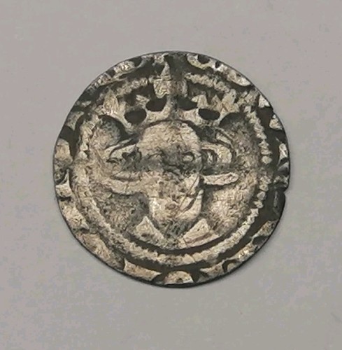 Silver penny edward 1st - penny,