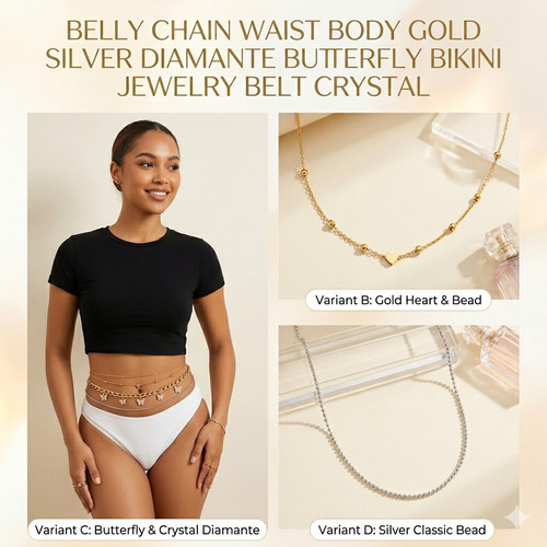 Belly chain waist body - chain,