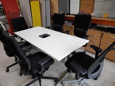 OFFICE MEETING BOARDROOM CONFERENCE TABLE WITH ELECTRIC POWER POINTS AND USB 