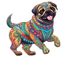 PUG CROSS STITCH CHART